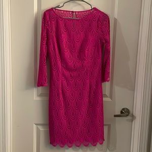 Lilly Pulitzer Hera Lace Sheath Dress Size 4 - worn once!! EUC
